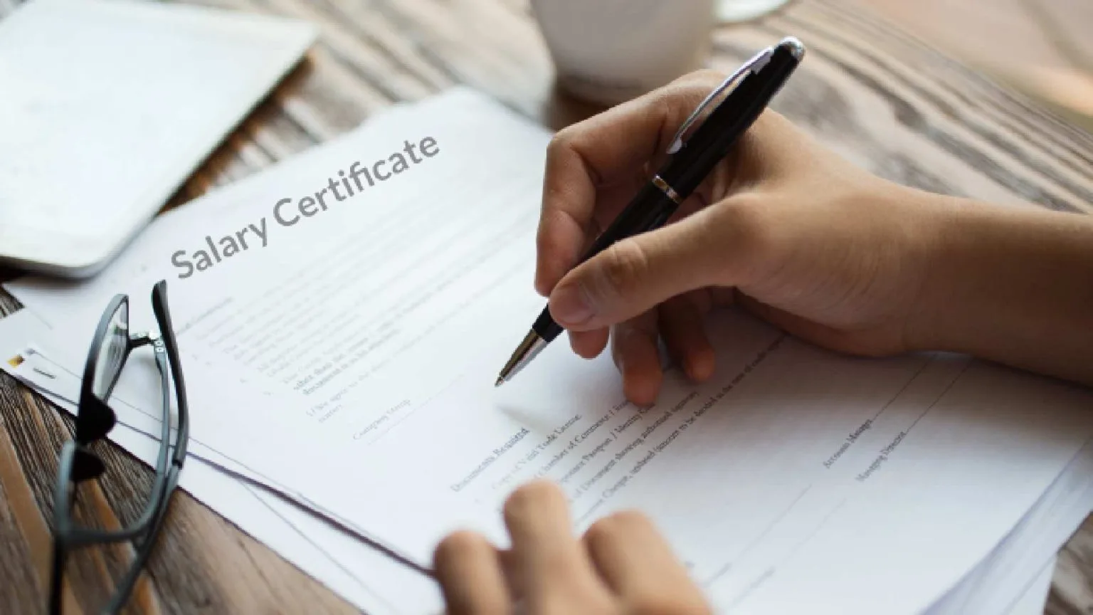 Salary Certificate UAE