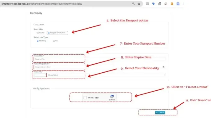 Track UAE Visa Application and Validity Online