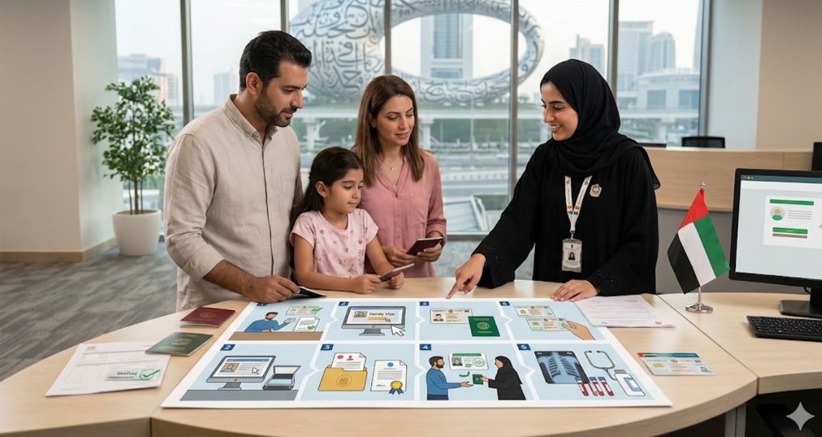 Step-by-Step Process to Sponsor Family Visa in UAE