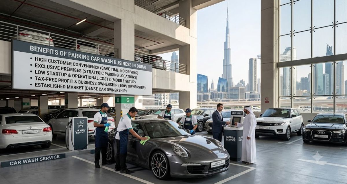 Benefits of starting your Parking Car Wash business in Dubai