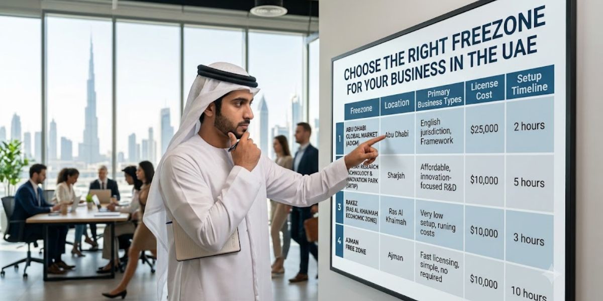 Choose the Right Freezone for Your Business in the UAE