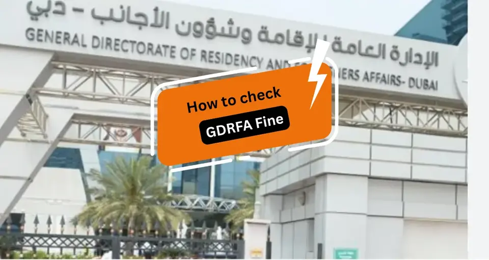 How to check GDRFA Fine