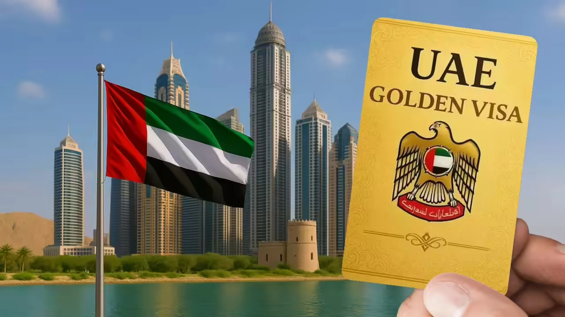 UAE Golden Visa residency illustration