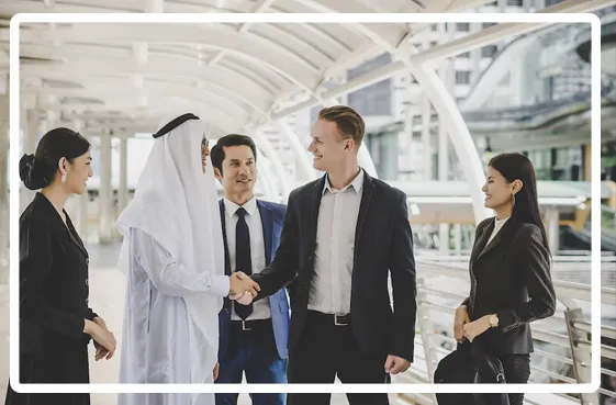 Business connections in the UAE